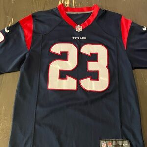 Men’s large #23 foster official NFL Texans jersey. NFL official jersey.